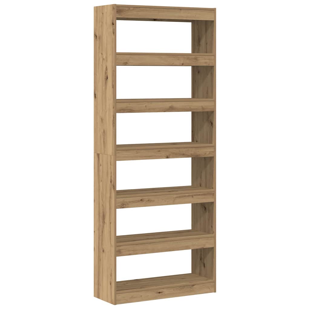 Armadio per Libri Rovere artigianale 80 x 30 x 198 cm