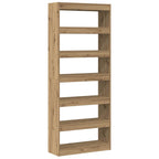 Armadio per Libri Rovere artigianale 80 x 30 x 198 cm