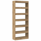 Armadio per Libri Rovere artigianale 80 x 30 x 198 cm