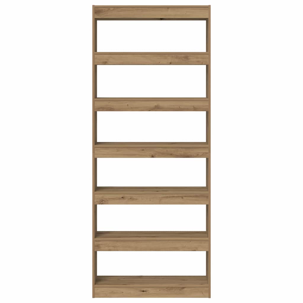 Armadio per Libri Rovere artigianale 80 x 30 x 198 cm