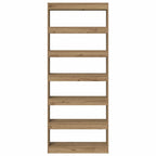 Armadio per Libri Rovere artigianale 80 x 30 x 198 cm