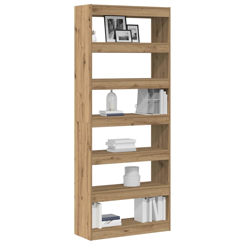 Armadio per Libri Rovere artigianale 80 x 30 x 198 cm