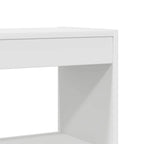 Armadio per Libri Bianco 100 x 30 x 198 cm Legno multistrato