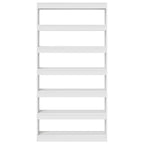 Armadio per Libri Bianco 100 x 30 x 198 cm Legno multistrato