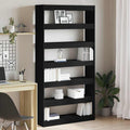 Armadio per Libri Nero 100 x 30 x 198 cm Legno multistrato