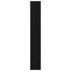 Armadio per Libri Rovere Nero 100 x 30 x 198 cm