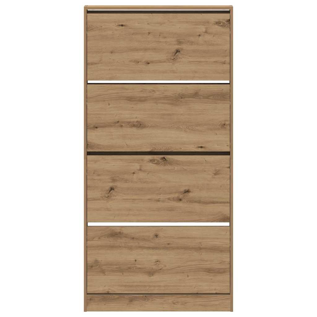 Mobile per scarpe Rovere artigianale 80 x 21 x 163,5 cm