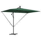 Ombrellone Verde 294 x 200 x 270 cm Poliestere e Alluminio