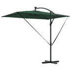 Ombrellone Verde 294 x 200 x 270 cm Poliestere e Alluminio