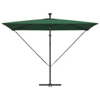Ombrellone Verde 294 x 200 x 270 cm Poliestere e Alluminio