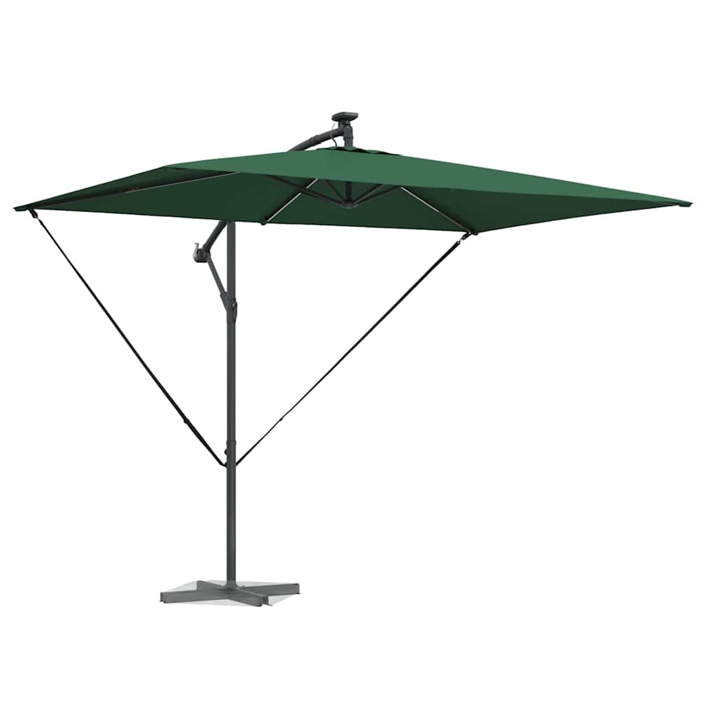 Ombrellone Verde 294 x 200 x 270 cm Poliestere e Alluminio