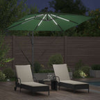 Ombrellone Verde 249 x 249 x 250 cm Poliestere e Alluminio
