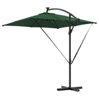 Ombrellone Verde 249 x 249 x 250 cm Poliestere e Alluminio