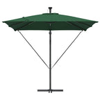 Ombrellone Verde 249 x 249 x 250 cm Poliestere e Alluminio