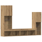 Mobile TV 4 pcs Rovere artigianale Legno multistrato