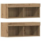 Mobile TV 4 pcs Rovere artigianale Legno multistrato