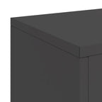 Supporto per piante 2 pcs Nero 24 x 24 x 35 cm Acciaio