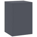 Supporto per piante 2 pcs Antracite 24 x 24 x 35 cm Acciaio