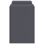 Supporto per piante 2 pcs Antracite 24 x 24 x 35 cm Acciaio