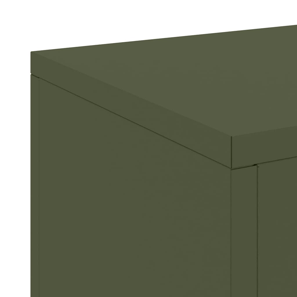 Supporto per piante 2 pcs Oliver verde 24 x 24 x 35 cm Acciaio