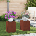 Supporto per piante 2 pcs Ruggine 24 x 24 x 35 cm