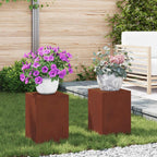 Supporto per piante 2 pcs Ruggine 24 x 24 x 35 cm