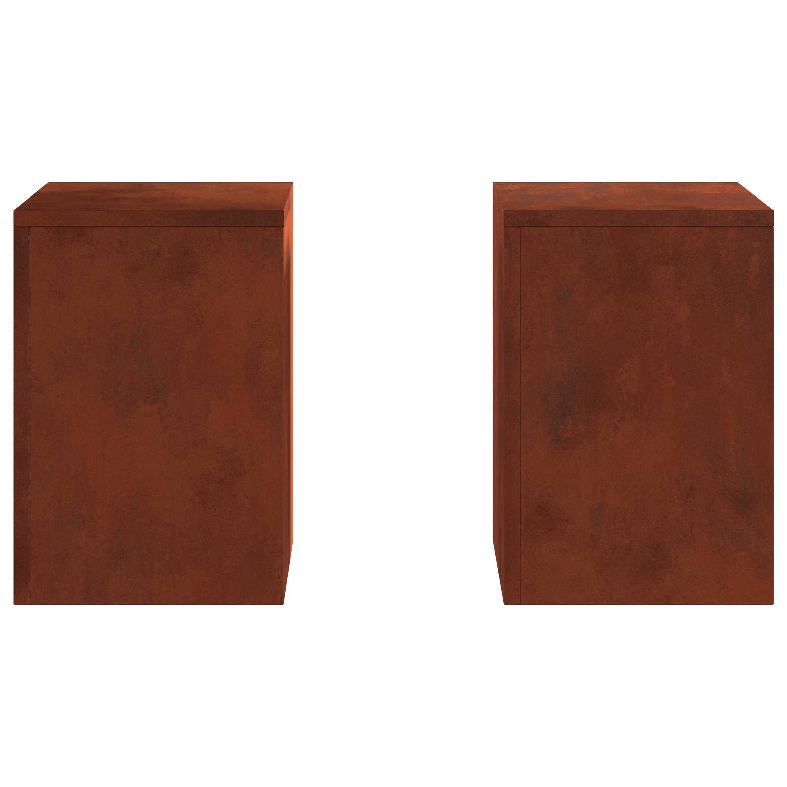 Supporto per piante 2 pcs Ruggine 24 x 24 x 35 cm