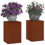 Supporto per piante 2 pcs Ruggine 24 x 24 x 35 cm