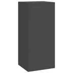 Supporto per piante 2 pcs Nero 24 x 24 x 55 cm Acciaio