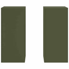 Supporto per piante 2 pcs Oliver verde 24 x 24 x 55 cm Acciaio