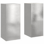 Supporto per piante 2 pcs Argento 24 x 24 x 55 cm