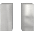 Supporto per piante 2 pcs Argento 24 x 24 x 55 cm