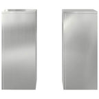 Supporto per piante 2 pcs Argento 24 x 24 x 55 cm