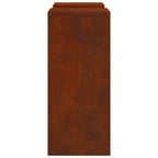Supporto per piante 2 pcs Ruggine 24 x 24 x 55 cm