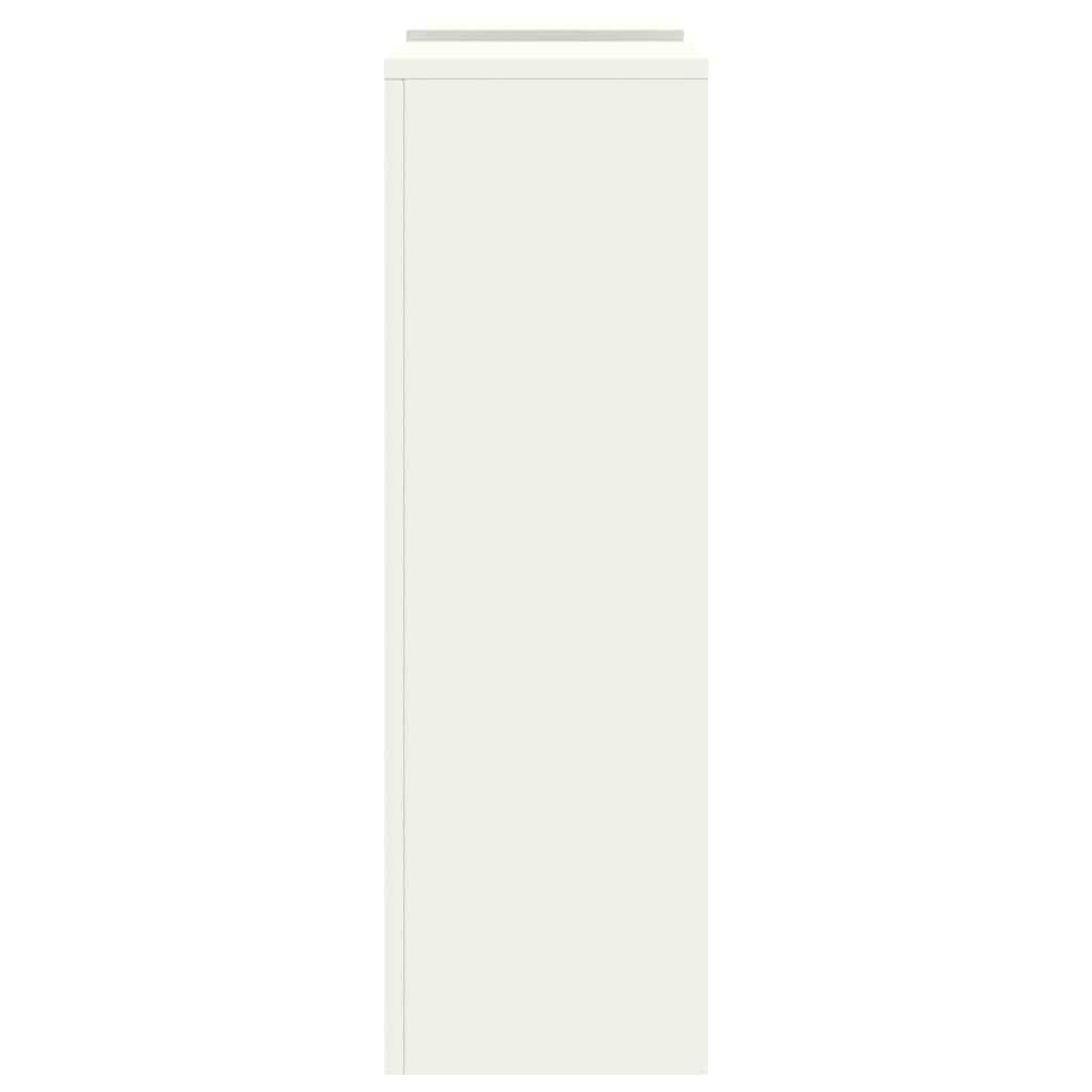 Supporto per piante 2 pcs Bianco 24 x 24 x 75 cm Acciaio
