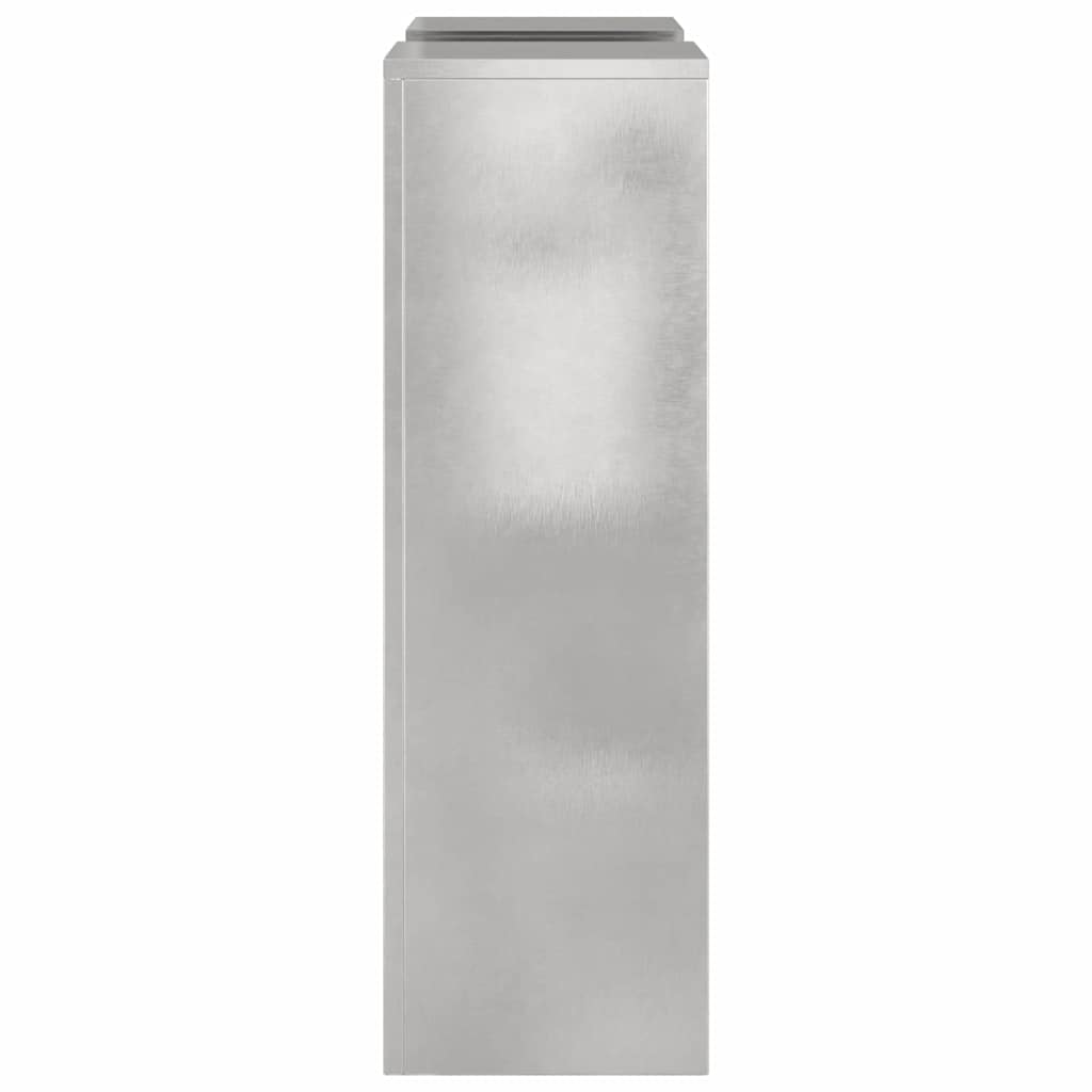 Supporto per piante 2 pcs Argento 24 x 24 x 75 cm
