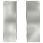Supporto per piante 2 pcs Argento 24 x 24 x 75 cm