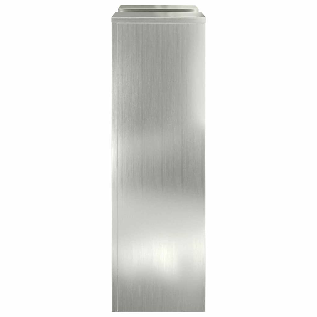 Supporto per piante 2 pcs Argento 24 x 24 x 75 cm