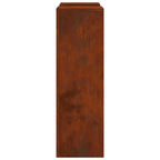 Supporto per piante 2 pcs Ruggine 24 x 24 x 75 cm