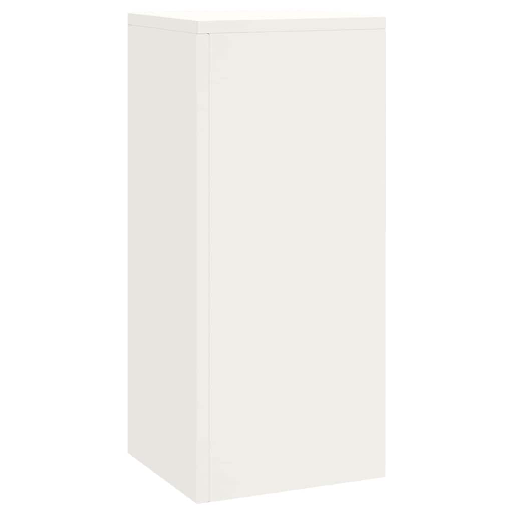 Supporto per piante 3 pcs Bianco Acciaio