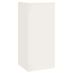Supporto per piante 3 pcs Bianco Acciaio