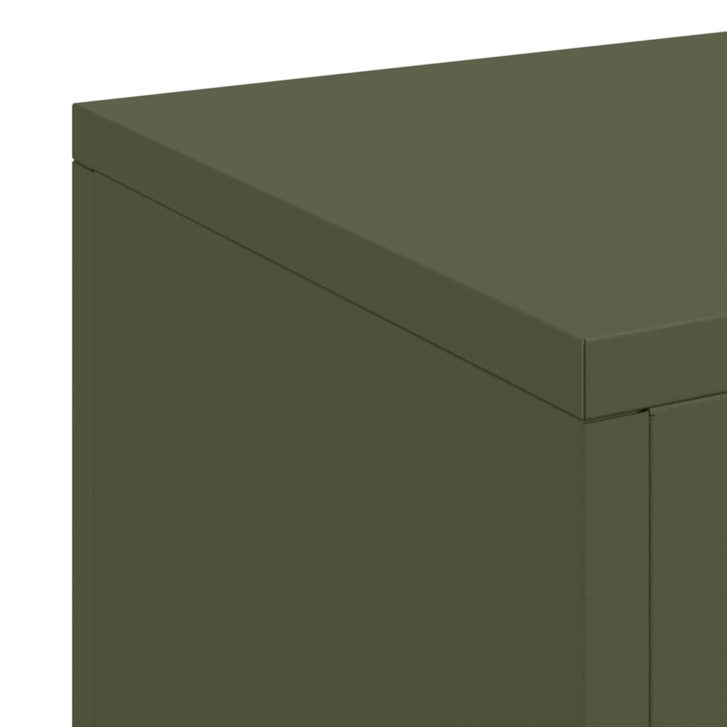 Supporto per piante 3 pcs Oliver verde Acciaio