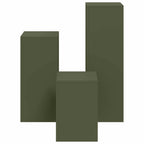 Supporto per piante 3 pcs Oliver verde Acciaio