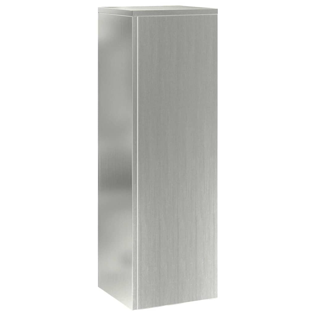 Supporto per piante 3 pcs Argento Acciaio zincato