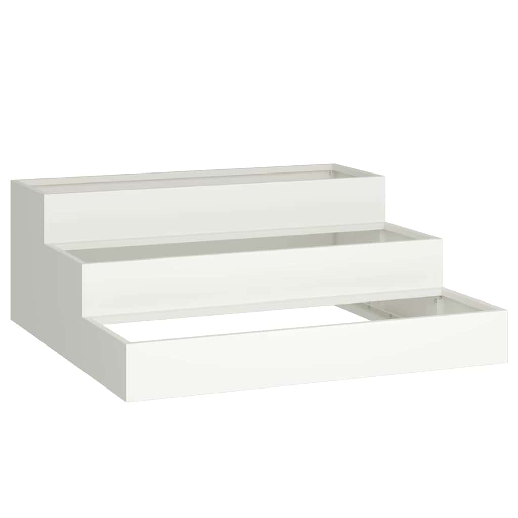 Vaso da giardino Bianco 90 x 90 x 35 cm