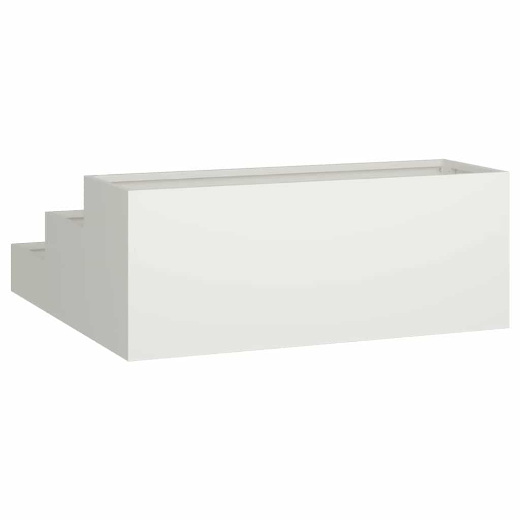Vaso da giardino Bianco 90 x 90 x 35 cm