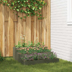 Vaso da giardino Verde oliva 90 x 90 x 35 cm