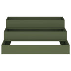 Vaso da giardino Verde oliva 90 x 90 x 35 cm