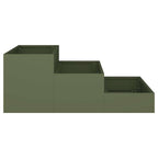 Vaso da giardino Verde oliva 90 x 90 x 35 cm