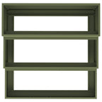 Vaso da giardino Verde oliva 90 x 90 x 35 cm